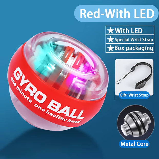 Forearm Exerciser Muscle Fitness Equipment Gyroscope Gyro Wrist Ball Booster Trainer Power Training Aid Sport Gym Equipments ﻿