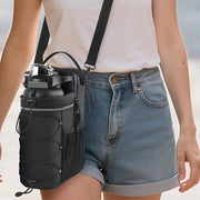 Magnetic Gym Bag Magnetic Sling Pocket Bottle Holder Crossbody Bag Gym Pouch for Men Women Gym Accessories Organizer