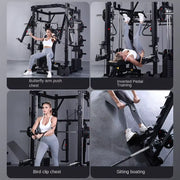 Commercial Squat Bench Press Integrated Gantry Smith Machine Comprehensive Training Fitness Equipment
