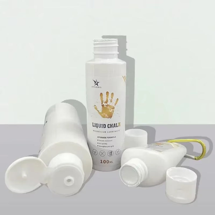 NEW 50/100/200Ml Liquid Chalk Sports Magnesium Powder Fitness Weight Lifting anti Slip Cream Grip Weight Lifting Climbing Gym