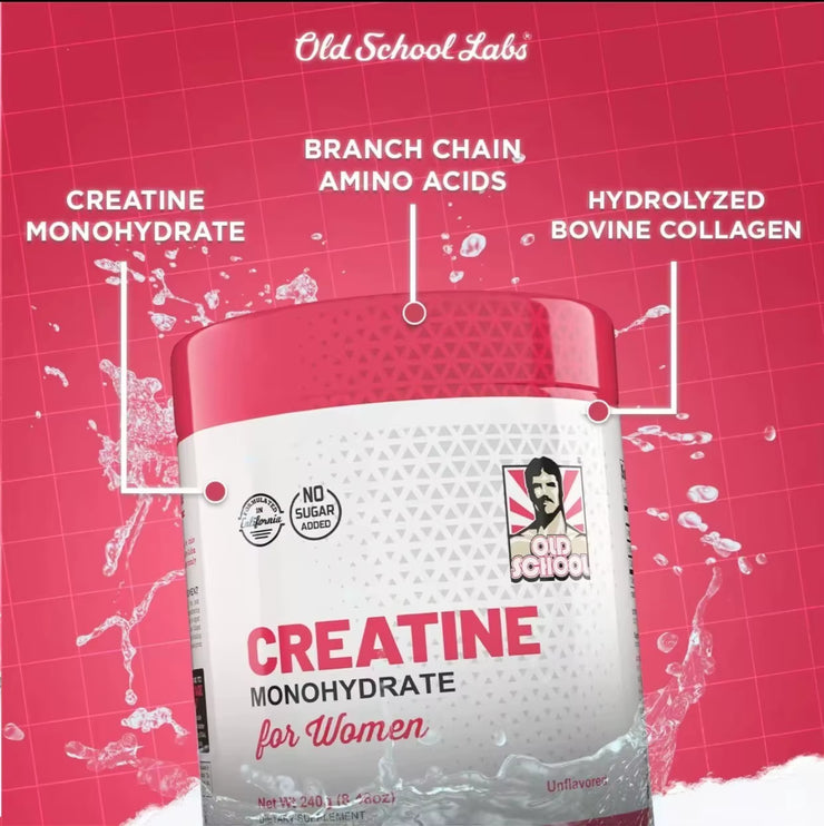 Creatine Monohydrate for Women - Supports Lean Muscle and Recovery, Energy and Endurance, and Balances Hormones