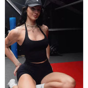 Impact Shorts Women Seamless Roll-Up Sports Shorts Hip Stretch Fitness Clothes Running Shorts Women'S Gym Impact Leggings