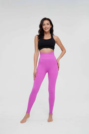 Seamless Knitted Leggings Women High Waist Sports Pants High Elastic Gym Workout Running Leggings Sexy Hip Liftting Leggings