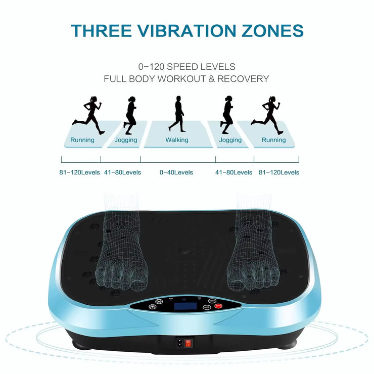 Slimming Vibration Plate Machine Weight Loss & Toning Home Workout Vibration Platform for Full Body Fitness Cellulite Reduction