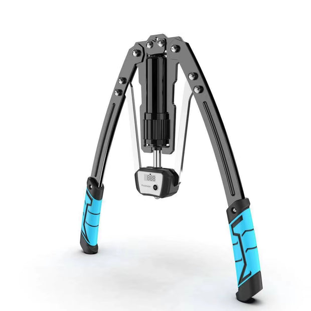 Hydraulic Power Chest Expander Arm Twister Trainer Exerciser Adjustable Smart Counter Home Gym Upper Body Strength Training