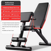 Upgrade Sit-Ups Dumbbell Bench Adjustable Weight Bench for Full Body Workout Multi-Purpose Utility Weight Bench for Home Gym