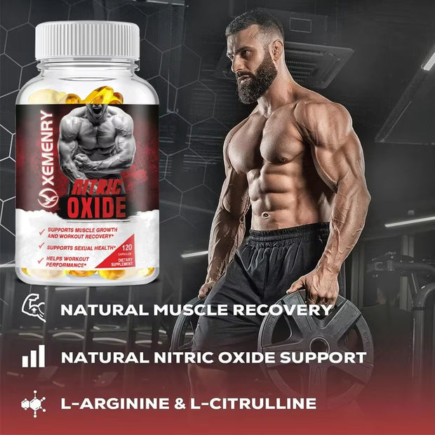 Nitric Oxide - Improve Endurance, Performance, Increase Muscle Strength, and Promote Blood Circulation
