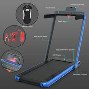 Folding Treadmill Electric 1-12KM/H with Bluetooth
