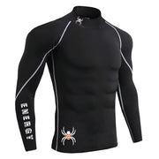 Running T-Shirt Mens Long Sleeve Compression Shirt Gym Sports Top Training Quick Dry Breathable Bodybuilding Fitness Clothing