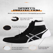 Weightlifting Shoes Boxing Shoes Breathable Wear-Resistant Non-Slip Wrestling Shoes Fighting Sports Shoes Gym Training Shoes