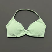 Impact Strappy Bra Gym Top Women High Support Thin Strap Halter Sports Seamless Bras Scrunch Push-Up Workout Yoga Tanks