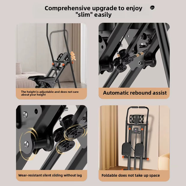 2025Multifunctional Indoor Home Stair Climbing Machine Foldable Stepper Climber