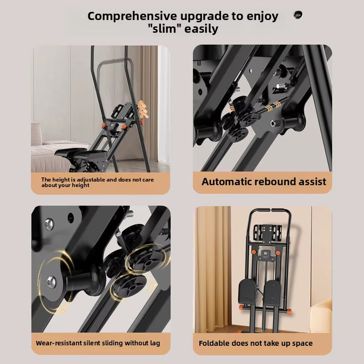 2025Multifunctional Indoor Home Stair Climbing Machine Foldable Stepper Climber