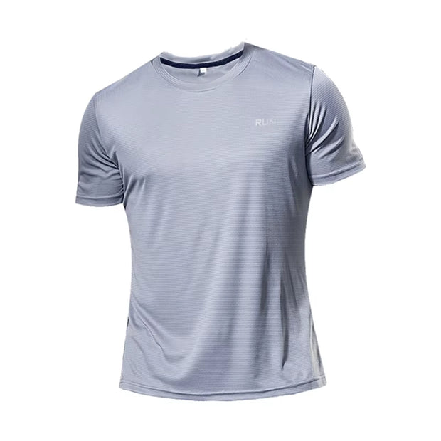 Men Long Sleeve Sport T-Shirt Quick Dry Running Shirt Breathable Anti-Sweat Top Gym T Shirt Men Fitness Gym Clothing Men 2023