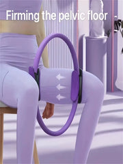 Yoga Pilates Solid Color Fitness Ring, Body Stretching Circle for Strength Training, Yoga Pilate Equipment