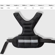 Adjustable Weighted Vest 4-10Lb Cradle Vest with 6 Weights & Large Pocket for Home Workouts, Running, Walking Strength Training