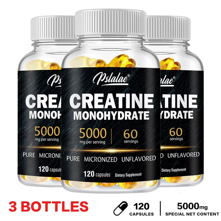 Creatine Monohydrate - Improves Athletic Performance, Strength, Endurance and Muscle Building