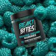 Creatine Infused 150 Gummies Sweet Blue Raspberry