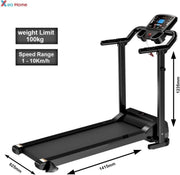 Treadmill Electric Motorized with 9 % Incline Gym Running Machine Home Folding