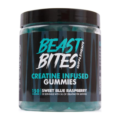 Creatine Infused 150 Gummies Sweet Blue Raspberry