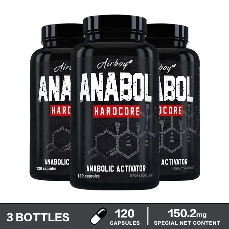 Anabol Hardcore Supplement - Repair Muscle, Muscle Growth, Energy Support, Metabolism, Improved Endurance, Improves Performance