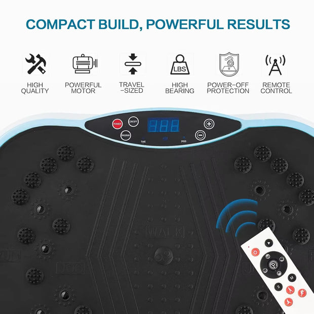 Slimming Vibration Plate Machine Weight Loss & Toning Home Workout Vibration Platform for Full Body Fitness Cellulite Reduction