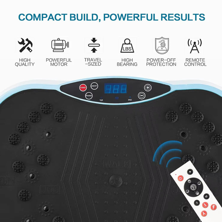 Slimming Vibration Plate Machine Weight Loss & Toning Home Workout Vibration Platform for Full Body Fitness Cellulite Reduction