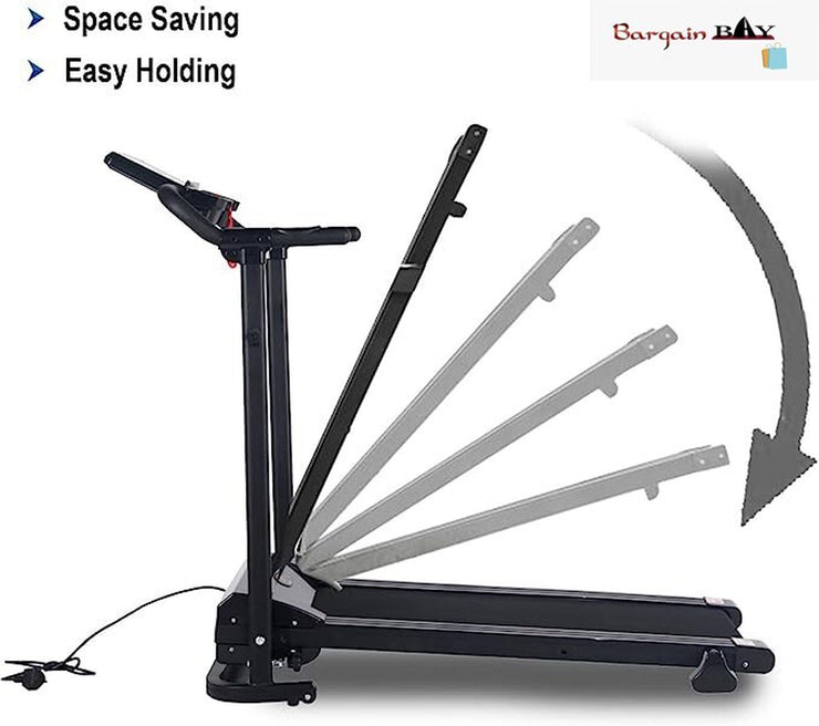 Treadmill Electric Jogging Running Machine Motorised Folding Machine Home Gym UK