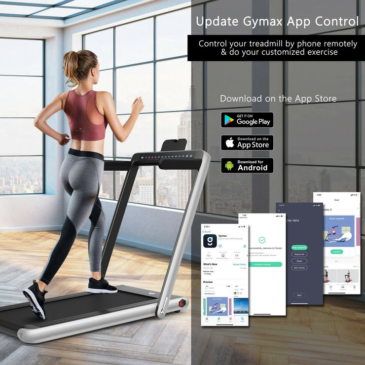 Folding Treadmill Electric 1-12KM/H with Bluetooth