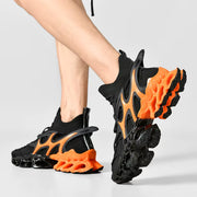 Men'S Blade Type Shoes Breathable Shock Absorption Running Shoes Non-Slip Shoes for Jogging Tennis Gym Casual Walking Sneakers