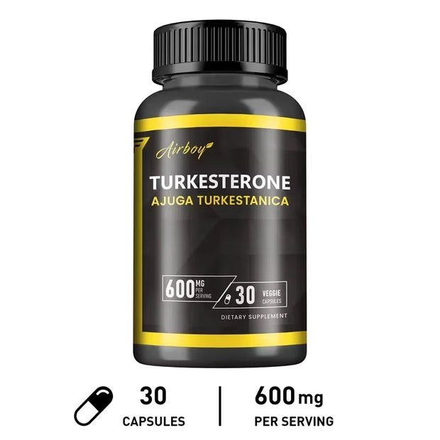 Turkesterone Supplement - Improves Male Performance, Endurance, Motivation, Focus & Muscle Mass