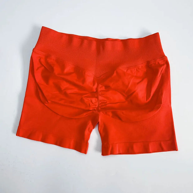 Shorts Women Seamless Gym Wear Low Waist Yoga Bike Sports Workout Fitness Leggings Running Clothing Scrunch Butt Tights