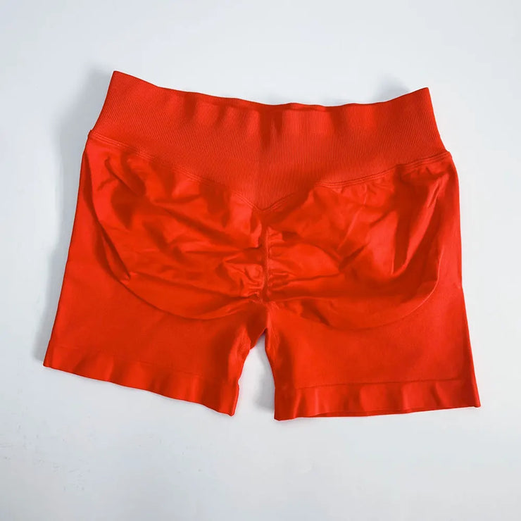 Shorts Women Seamless Gym Wear Low Waist Yoga Bike Sports Workout Fitness Leggings Running Clothing Scrunch Butt Tights