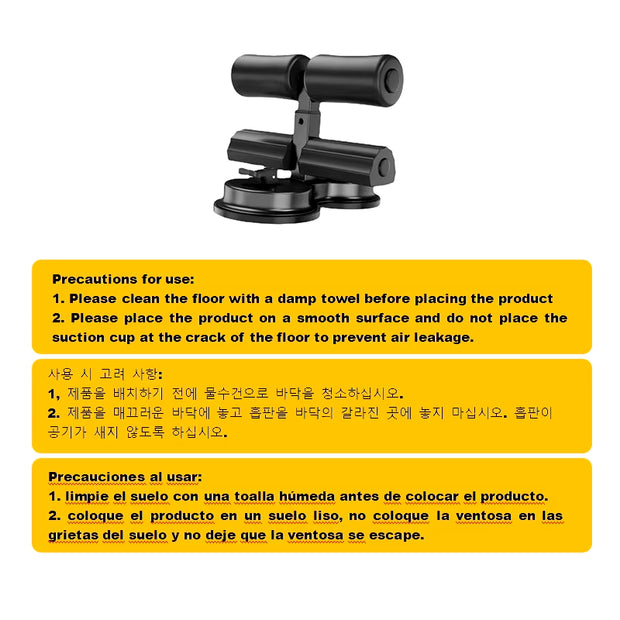 Gym Equipment Sit up Bar Push-Up Assistant Exercised Abdomen Arms Stomach Thighs Legs Home Fitness Portable Tool