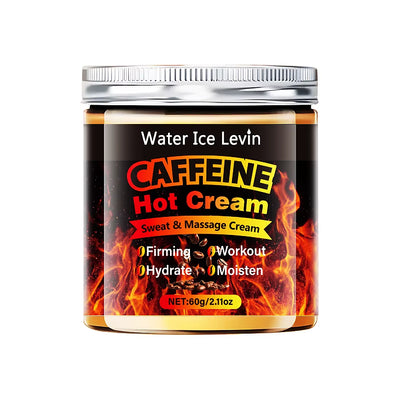 60G Caffeine Hot Massage Cream - Deeply Nourishing and Firming Moisturizer for Face and Body, Ideal for Post-Workout, Enhances Moisturizing System, Moisturizing Cream
