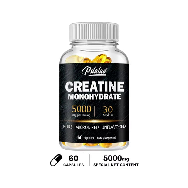 Creatine Monohydrate - Improves Athletic Performance, Strength, Endurance and Muscle Building