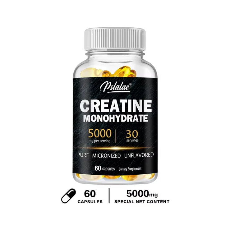 Creatine Monohydrate - Improves Athletic Performance, Strength, Endurance and Muscle Building