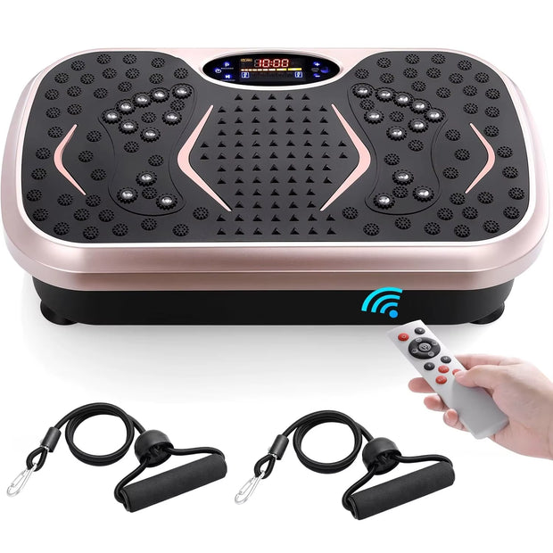 Vibration Plate,Fitness Vibration Board for Home,Full Body Exercise Machine,Fat Burning & Muscle Building,Body Shaper Trainer