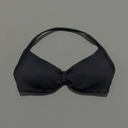 Impact Strappy Bra Gym Top Women High Support Thin Strap Halter Sports Seamless Bras Scrunch Push-Up Workout Yoga Tanks