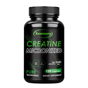Creatine Monohydrate - Build Muscle and Improve Performance, Explosive Power for Men, Increase Strength - 120 Capsules