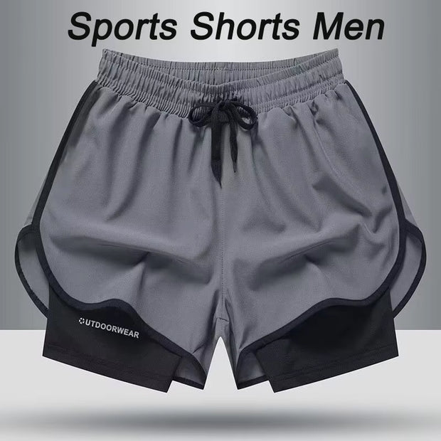 2024 Training Men Running Shorts Sports Jogging Fitness Breathable Sportswear Quick Dry Mens Gym Men Shorts Sport Gym Short