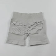 Impact Shorts Women Seamless Roll-Up Sports Shorts Hip Stretch Fitness Clothes Running Shorts Women'S Gym Impact Leggings