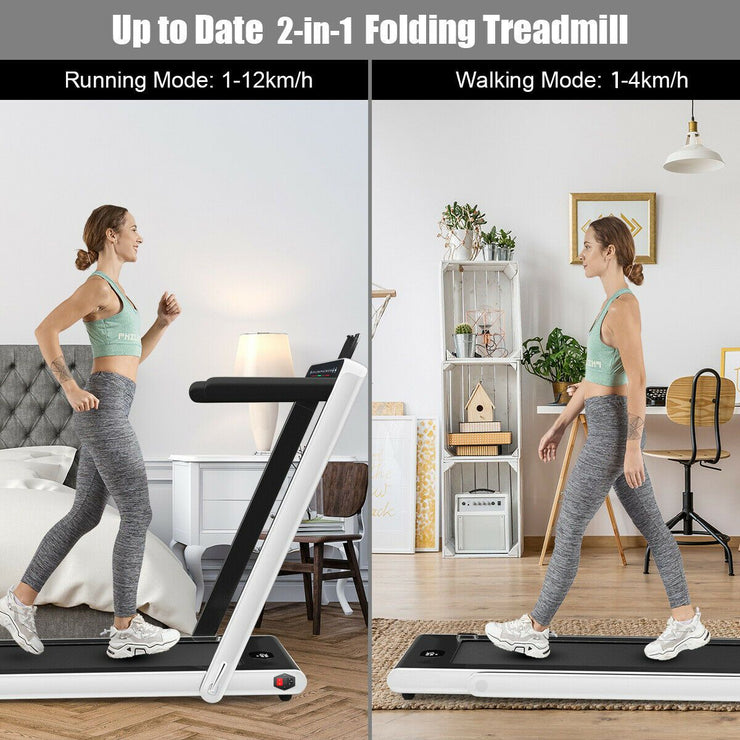 Folding Treadmill Electric 1-12KM/H with Bluetooth