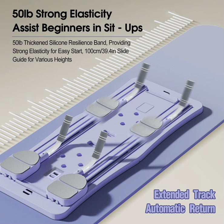 At Home Pilates Board Foldable 4-In-1 Exercise Wheel Roller Exercise Equipment for Home Gym Workout Trainer Pilate Board