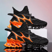 Men'S Blade Type Shoes Breathable Shock Absorption Running Shoes Non-Slip Shoes for Jogging Tennis Gym Casual Walking Sneakers