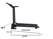 Electric Motorised Treadmill Folding Running Walking Machine Home Gym 9% Incline