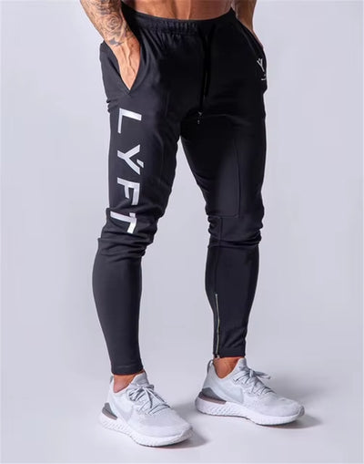 JAPAN Brand Joggers Men Sweatpants Gym Running Pants Mens Fitness Bodybuilding Gym Men Jogging Pants Zipper Sweatpants Trousers