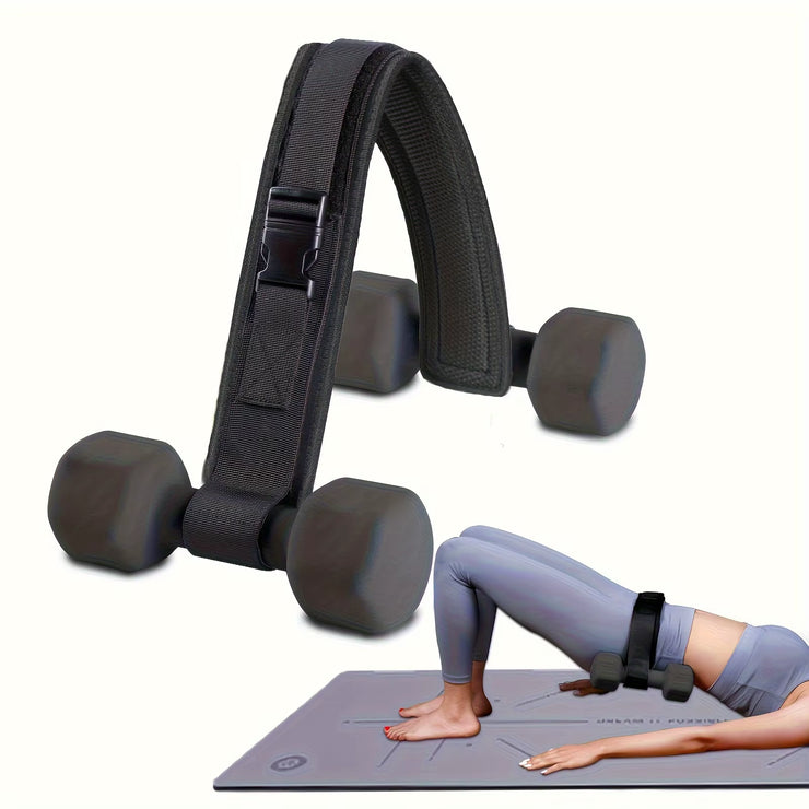 1Pc Pro-Grade Hip Thrust Belt - Enhance Strength Training, Body Exercise, and Pilates with Dumbbells and Kettlebells