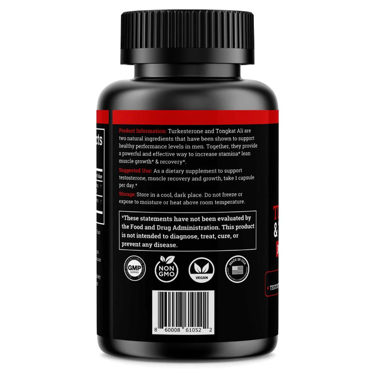 Turkesterone & Tongkat Ali | 1000MG | (Max Purity)