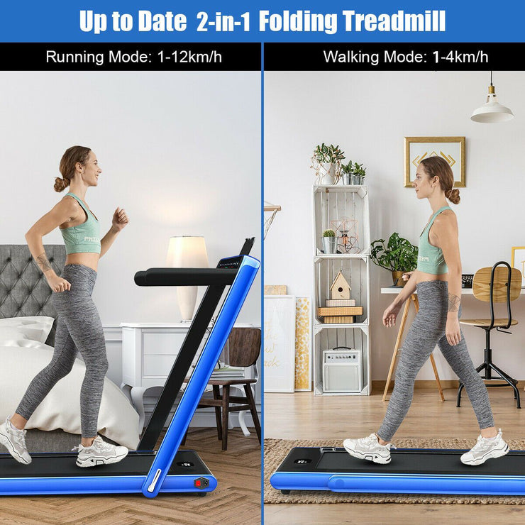 Folding Treadmill Electric 1-12KM/H with Bluetooth